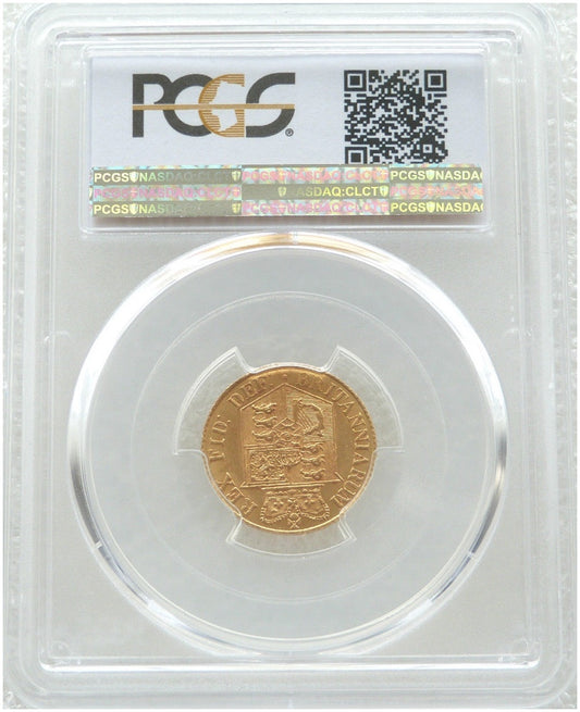 1820 George III Laur Head Shield Half Sovereign Gold Coin PCGS MS63