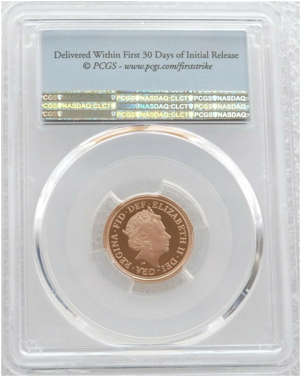 2018 Sapphire Coronation Half Sovereign Gold Proof Coin PCGS PR69 DCAM First Strike