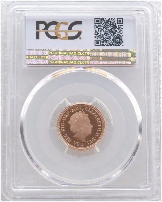 2017 Pistrucci Half Sovereign Gold Proof Coin PCGS PR69 DCAM
