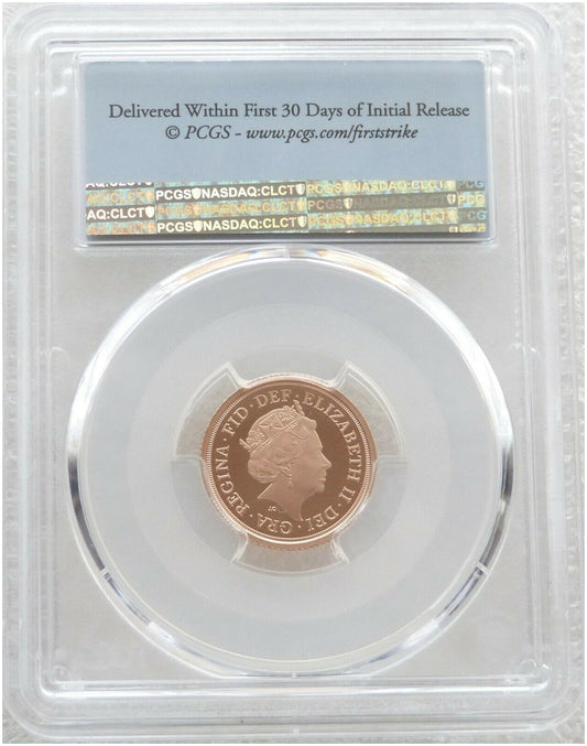 2022 Platinum Jubilee Half Sovereign Gold Proof Coin PCGS PR70 DCAM First Strike