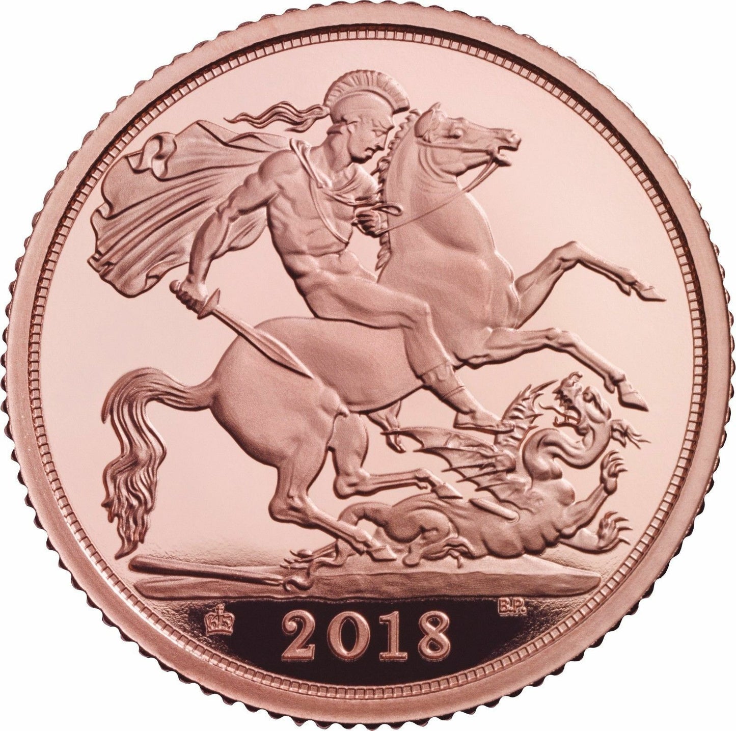 2018 Sapphire Coronation Half Sovereign Gold Proof Coin Box Coa