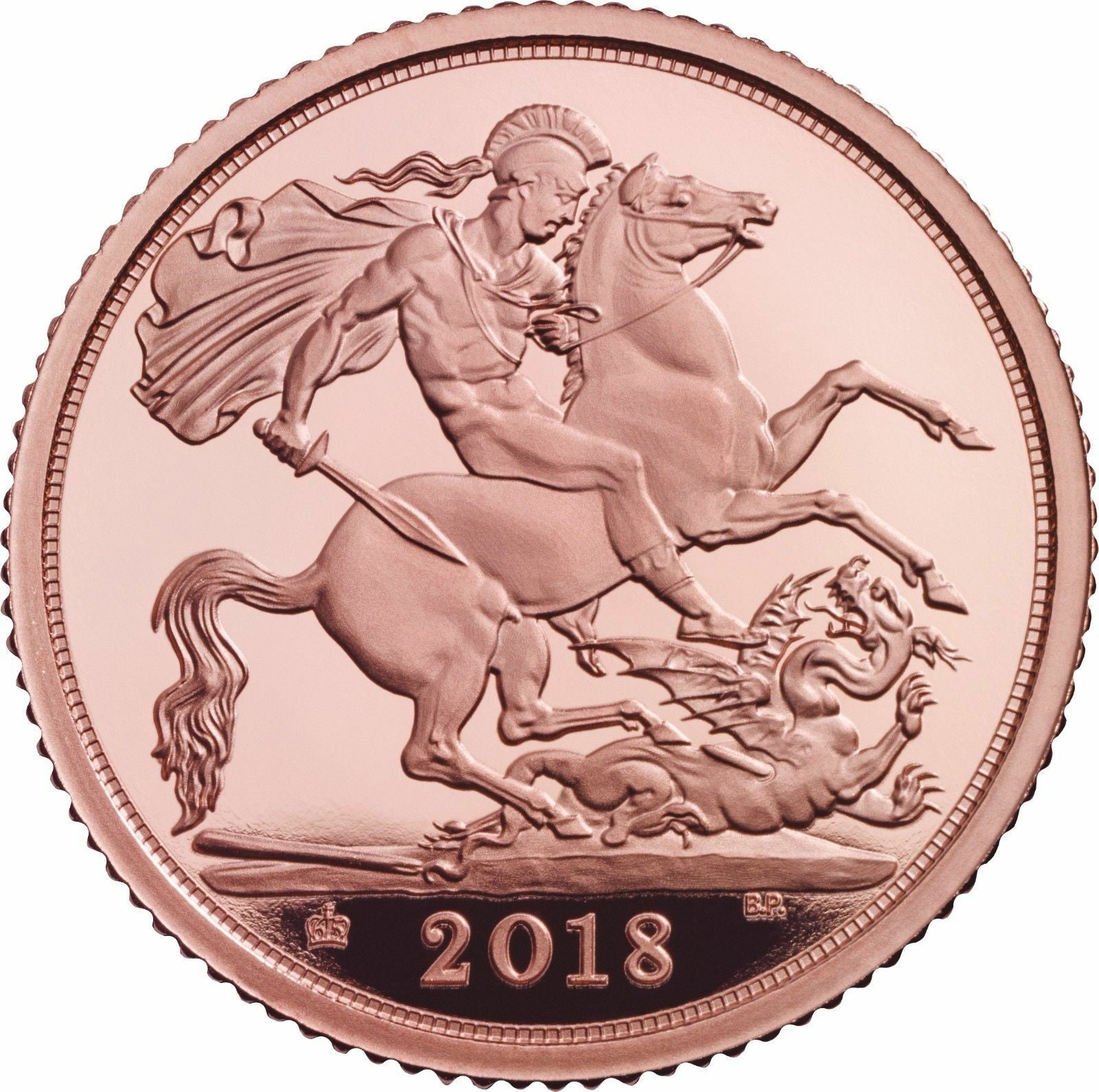 2018 Sapphire Coronation Half Sovereign Gold Proof Coin Box Coa