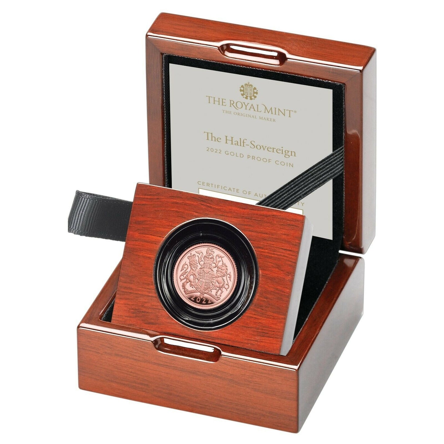 2022 Platinum Jubilee Half Sovereign Gold Proof Coin Box Coa