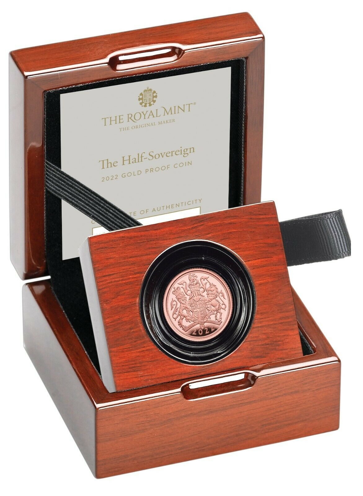 2022 Platinum Jubilee Half Sovereign Gold Proof Coin Box Coa