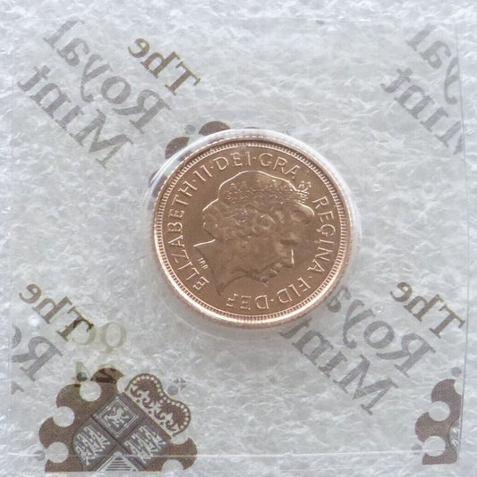 2012 Diamond Jubilee Half Sovereign Gold Coin