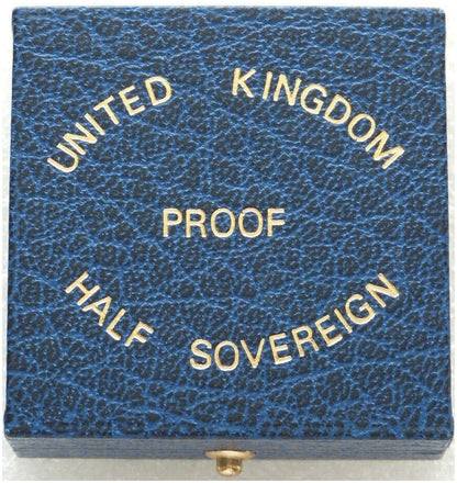1988 St George and the Dragon Half Sovereign Gold Proof Coin Box Coa