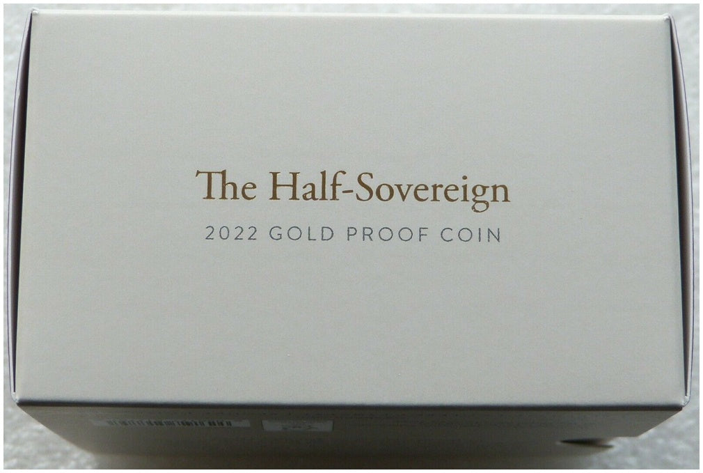 2022 Platinum Jubilee Half Sovereign Gold Proof Coin Box Coa