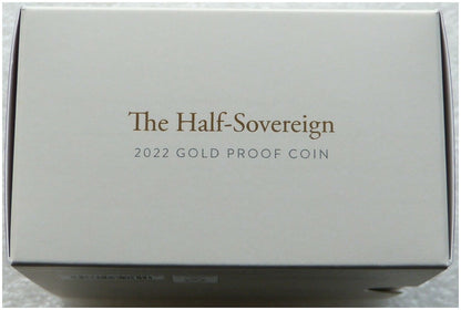 2022 Platinum Jubilee Half Sovereign Gold Proof Coin Box Coa