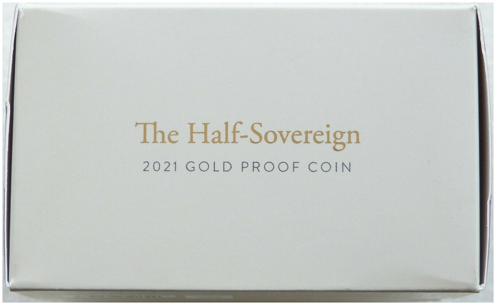 2021 Queen's 95th Birthday Privy Half Sovereign Gold Proof Coin Box Coa