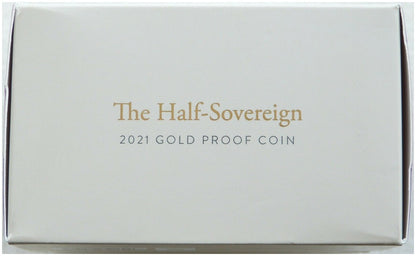 2021 Queen's 95th Birthday Privy Half Sovereign Gold Proof Coin Box Coa