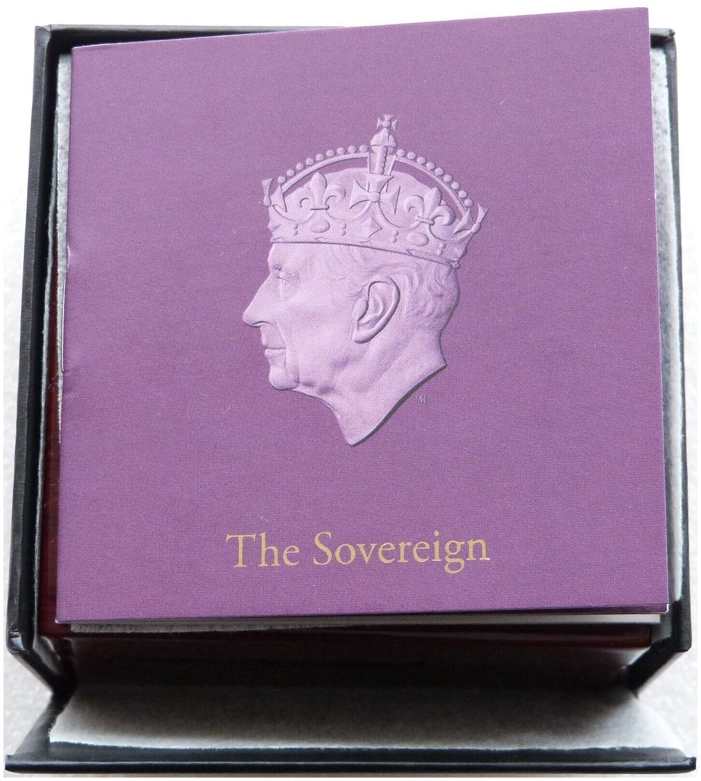 2023 King Charles III Coronation Half Sovereign Gold Proof Coin Box Coa