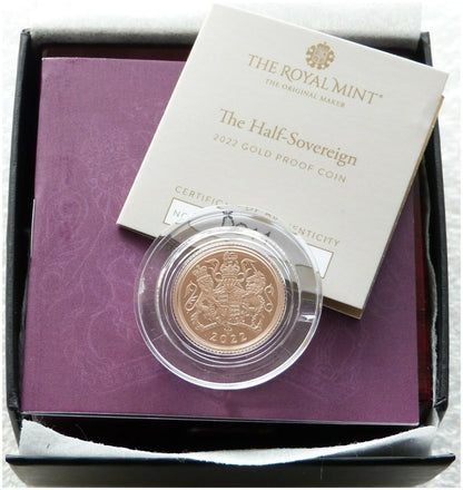 2022 Platinum Jubilee Half Sovereign Gold Proof Coin Box Coa