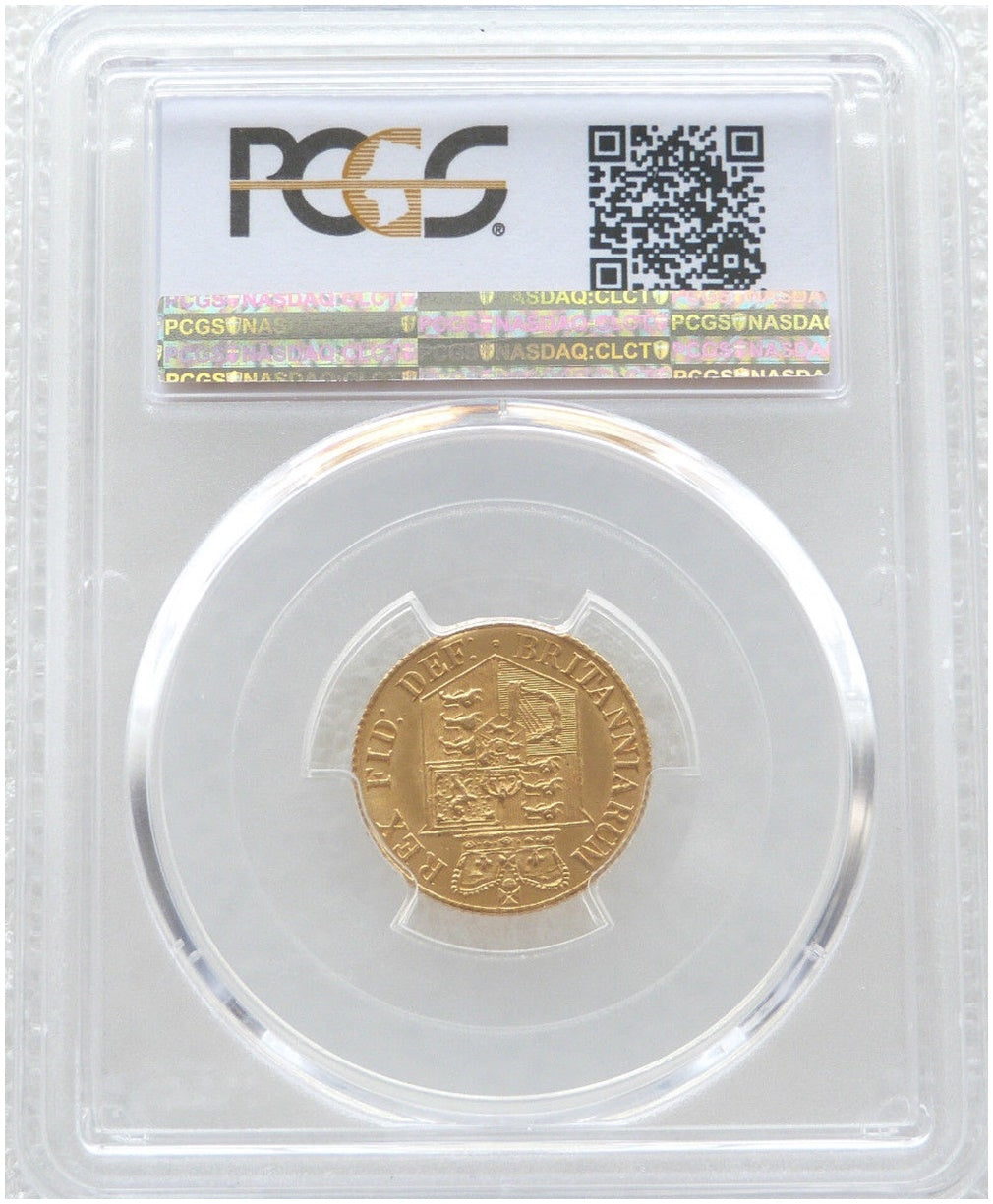 1818 George III Crowned Shield Half Sovereign Gold Coin PCGS MS64