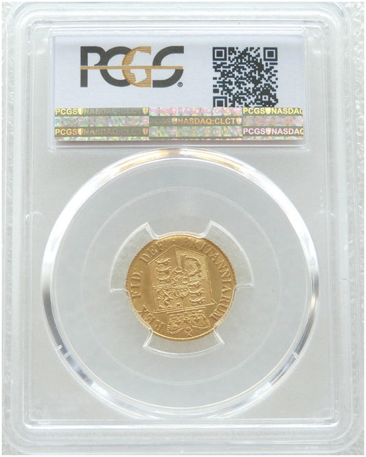 1817 George III Crowned Shield Half Sovereign Gold Coin PCGS MS63