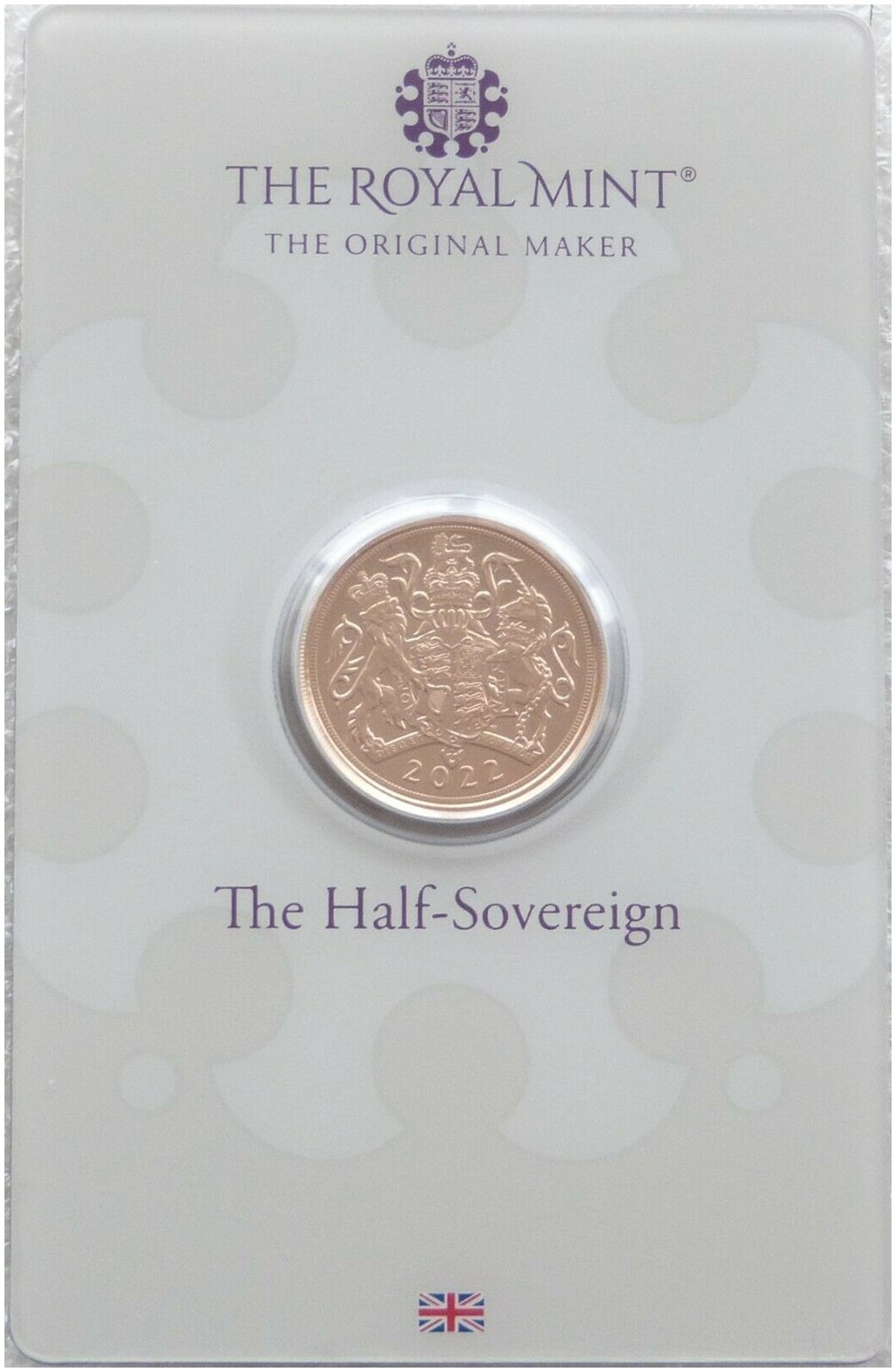 2022 Platinum Jubilee Half Sovereign Gold Coin Mint Card
