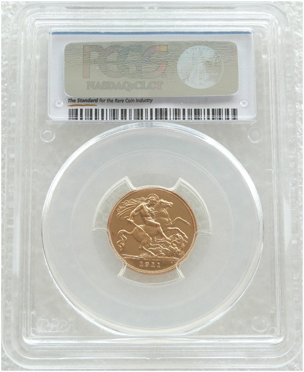 1911 George V Coronation Half Sovereign Gold Proof Coin PCGS PR65 CAM