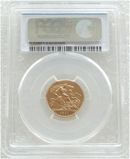 1911 George V Coronation Half Sovereign Gold Proof Coin PCGS PR65 CAM