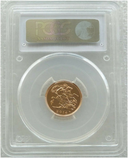 2014-I India Mint Mark Half Sovereign Gold Coin PCGS MS69 - Highest Graded