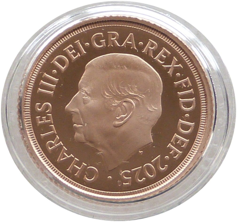 2025 Royal Arms Half Sovereign Gold Proof Coin Box Coa - Last Coin