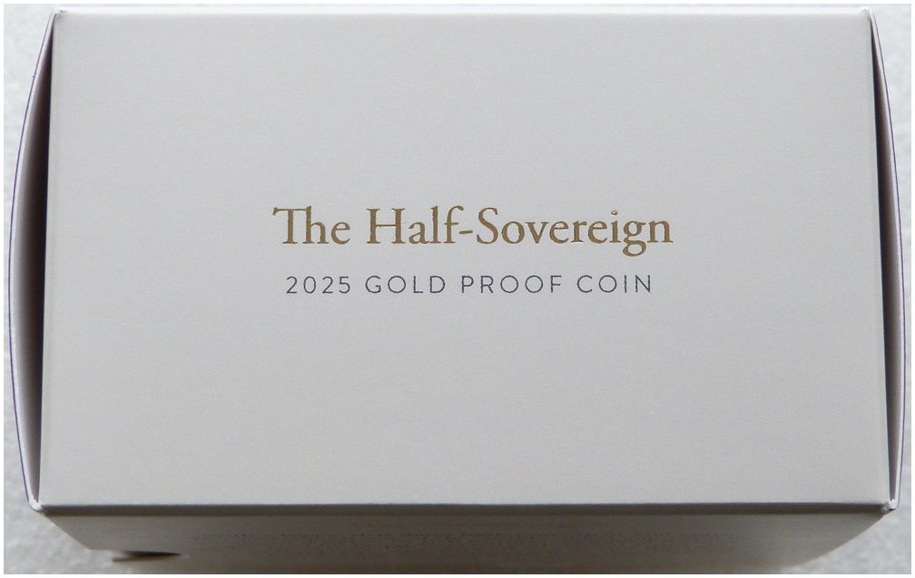 2025 Royal Arms Half Sovereign Gold Proof Coin Box Coa - Last Coin