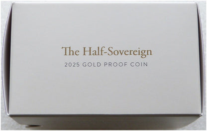 2025 Royal Arms Half Sovereign Gold Proof Coin Box Coa - Last Coin