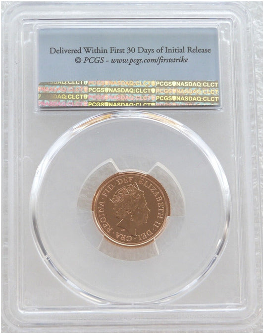 2022 Platinum Jubilee Half Sovereign Gold Coin PCGS MS70 First Strike - Pop 1