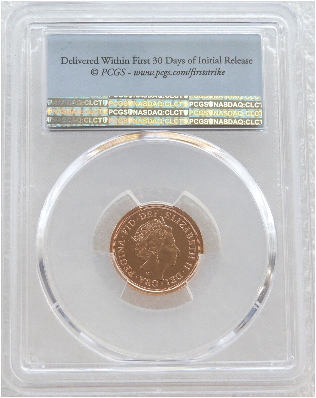 2022 Platinum Jubilee Half Sovereign Gold Coin PCGS MS69 First Strike