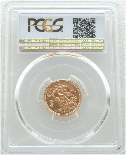 1993 St George and the Dragon Half Sovereign Gold Proof Coin PCGS PR70 DCAM