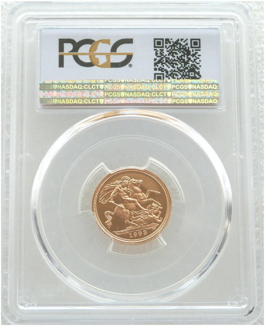 1993 St George and the Dragon Half Sovereign Gold Proof Coin PCGS PR70 DCAM