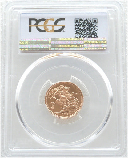 1995 St George and the Dragon Half Sovereign Gold Proof Coin PCGS PR70 DCAM