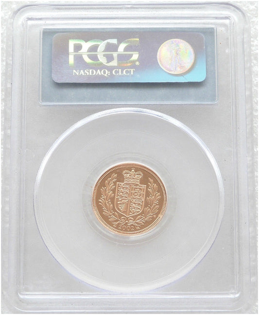 2002 Golden Jubilee Half Sovereign Gold Proof Coin PCGS PR69 DCAM