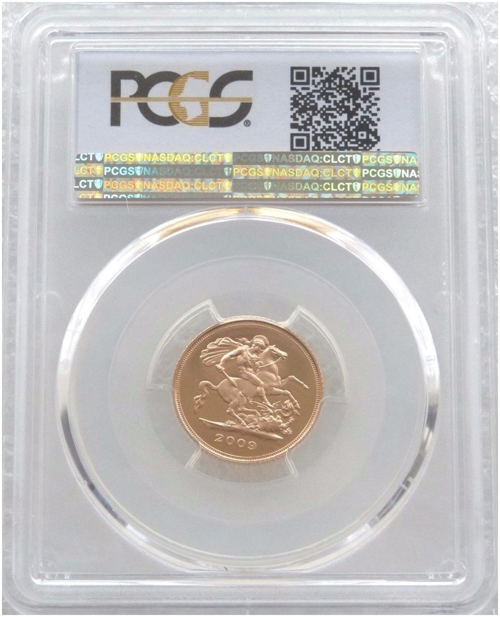 2009 St George and the Dragon Half Sovereign Gold Proof Coin PCGS PR70 DCAM