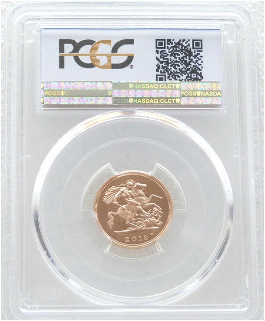 2013 St George and the Dragon Half Sovereign Gold Proof Coin PCGS PR70 DCAM