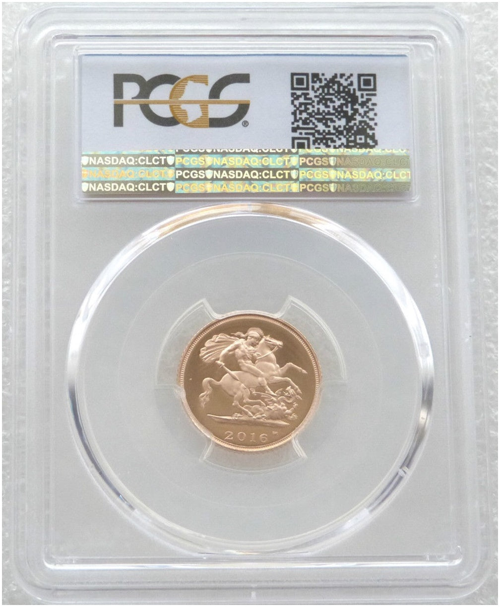 2016 Queen's 90th Birthday Half Sovereign Gold Proof Coin PCGS PR70 DCAM - James Butler