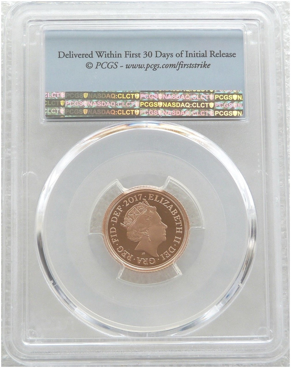 2017 Pistrucci Half Sovereign Gold Proof Coin PCGS PR69 DCAM First Strike