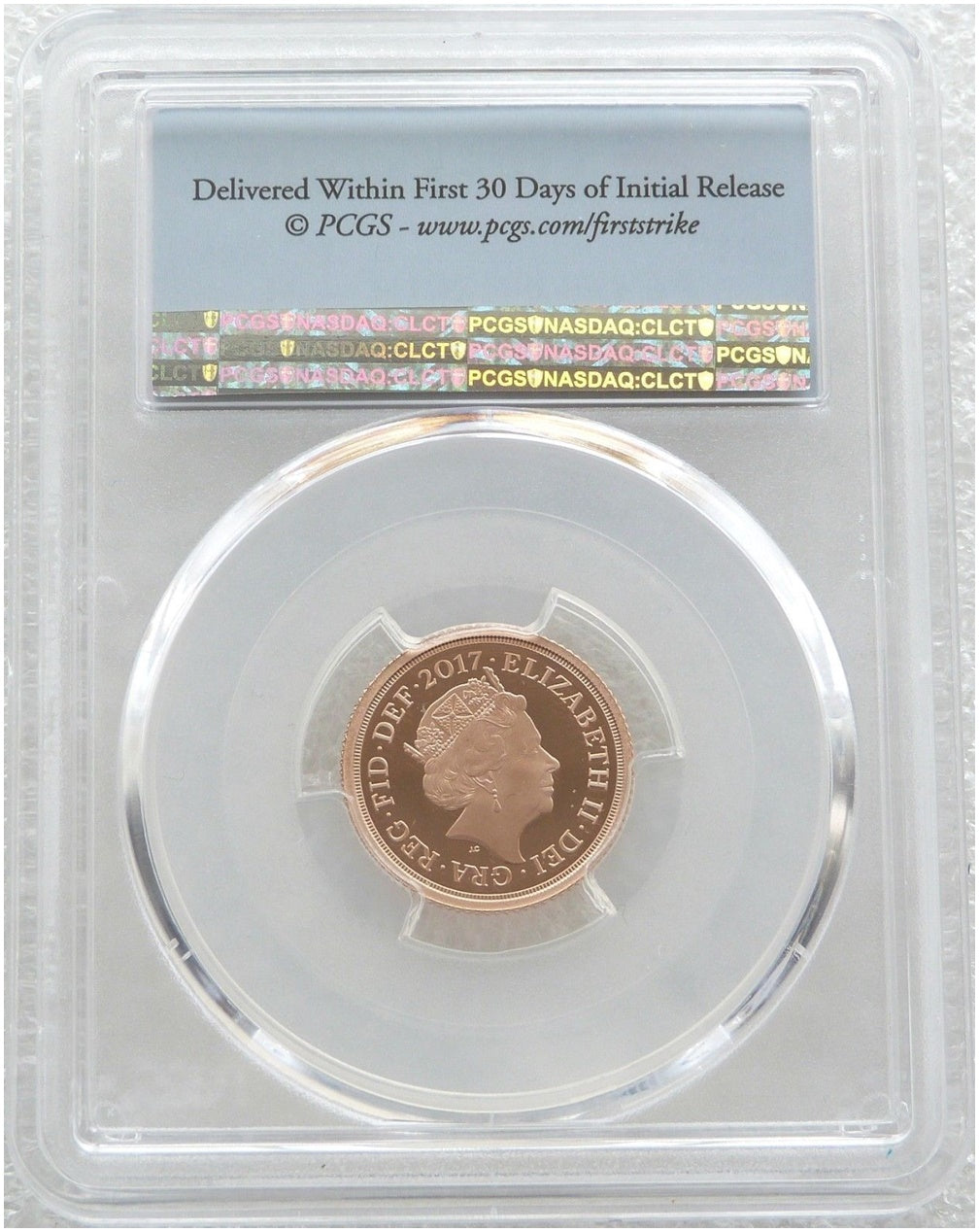 2017 Pistrucci Half Sovereign Gold Proof Coin PCGS PR70 DCAM First Strike