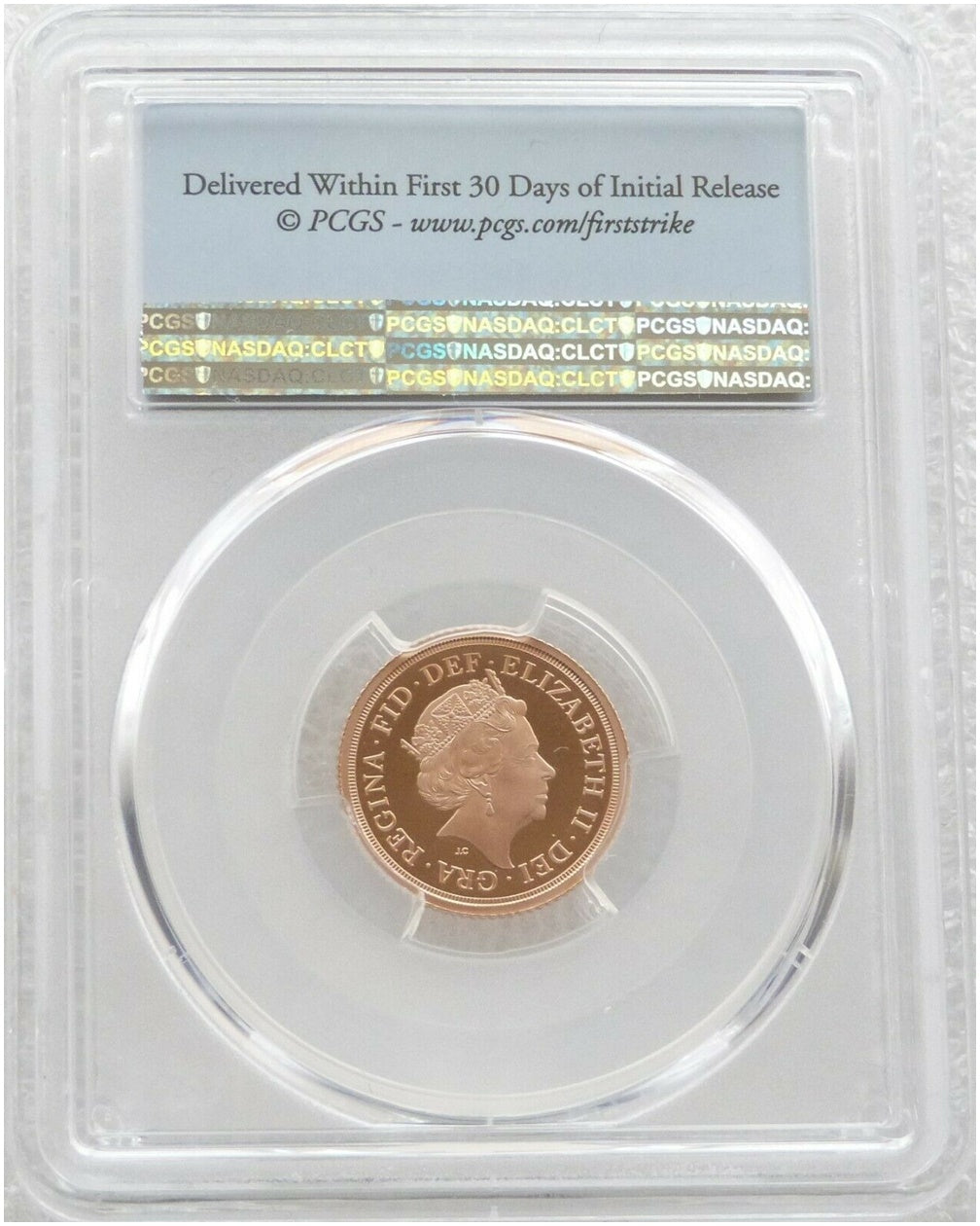 2018 Sapphire Coronation Half Sovereign Gold Proof Coin PCGS PR70 DCAM First Strike