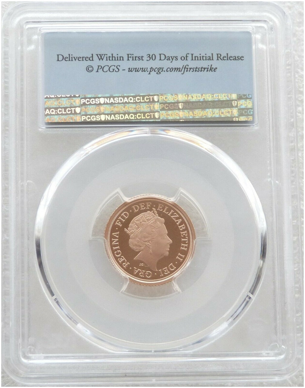 2022 Platinum Jubilee Half Sovereign Gold Proof Coin PCGS PR70 DCAM First Strike