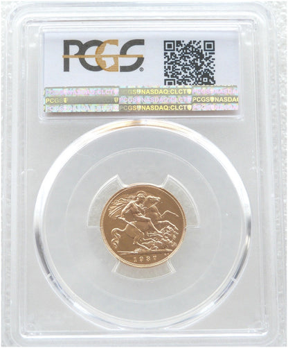 1937 George VI Coronation Half Sovereign Gold Proof Coin PCGS PR66