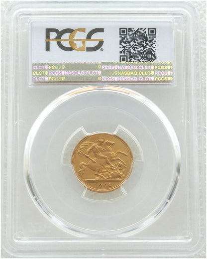 1902 Edward VII Coronation Half Sovereign Gold Matte Proof Coin PCGS PR62