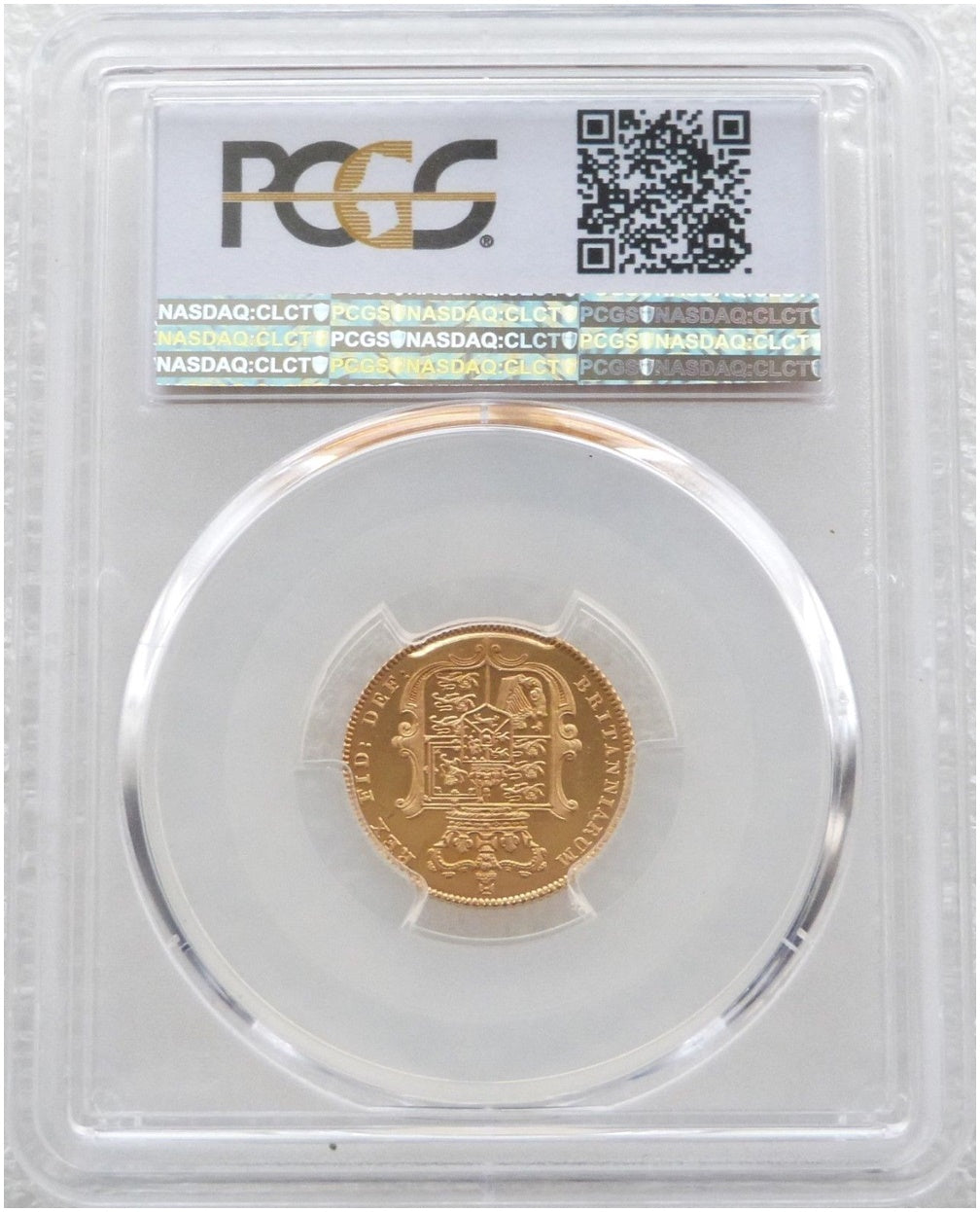 1826 George IV Bare Head Royal Arms Half Sovereign Gold Proof Coin PCGS PR64 DCAM