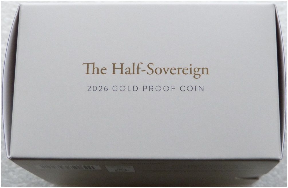2026 St George and the Dragon Half Sovereign Gold Proof Coin Box Coa